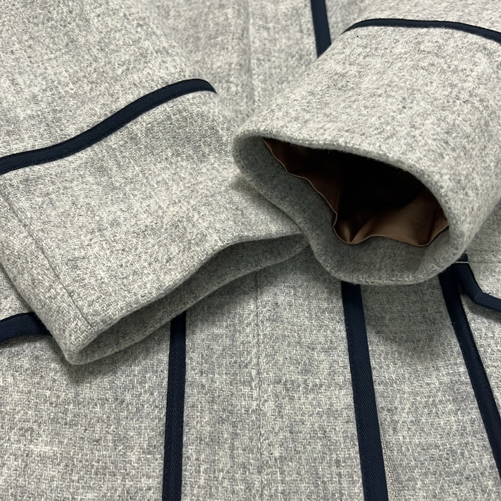 NWT J Crew Summit Parka in Italian Stadium Cloth Wool Size 4 - Picture 8 of 10